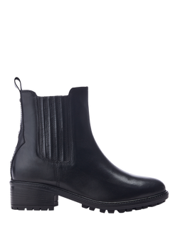 Moda in Pelle Ostyn Leather Chelsea Boots, Black