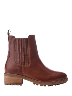 Moda in Pelle Ostyn Leather Chelsea Boots, Tan