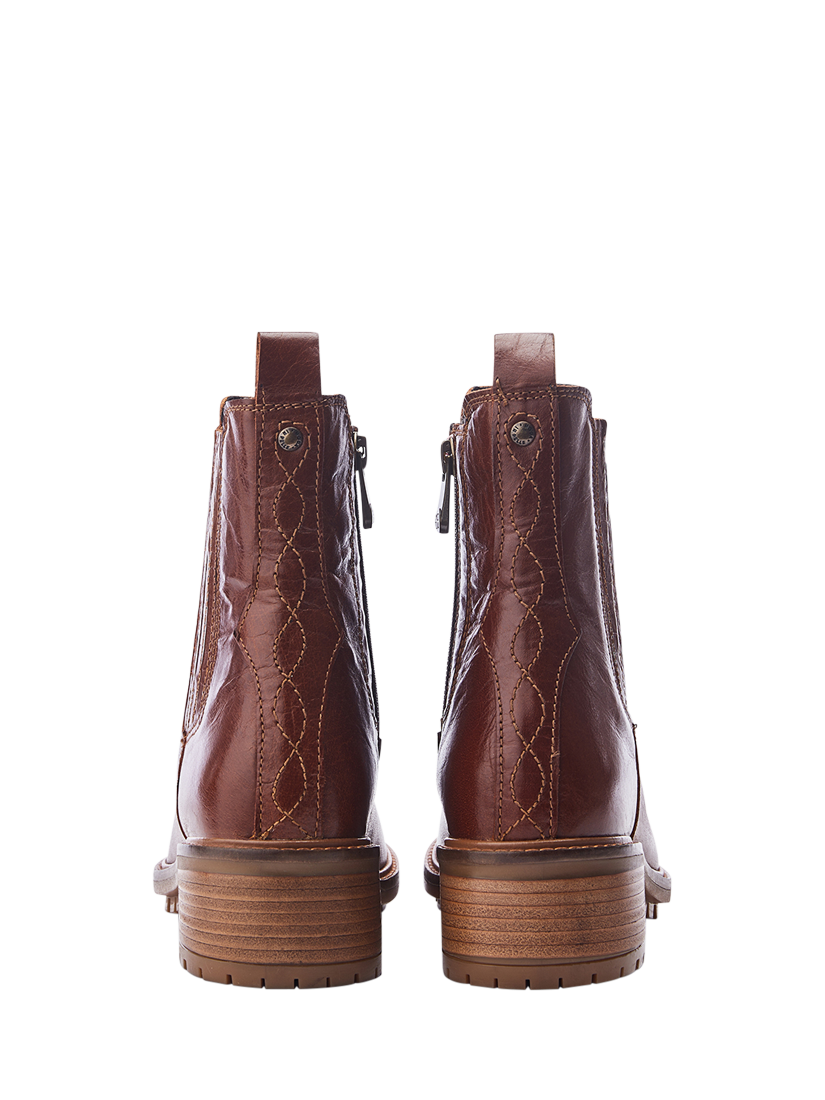 Product image 3 of 4, which shows Moda in Pelle Ostyn Leather Chelsea Boots, Tan, 3