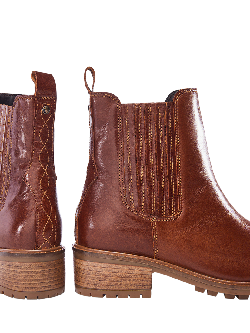 Product image 4 of 4, which shows Moda in Pelle Ostyn Leather Chelsea Boots, Tan, 3