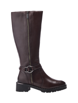 Moda in Pelle Sherie Leather Knee High Boots, Burgundy