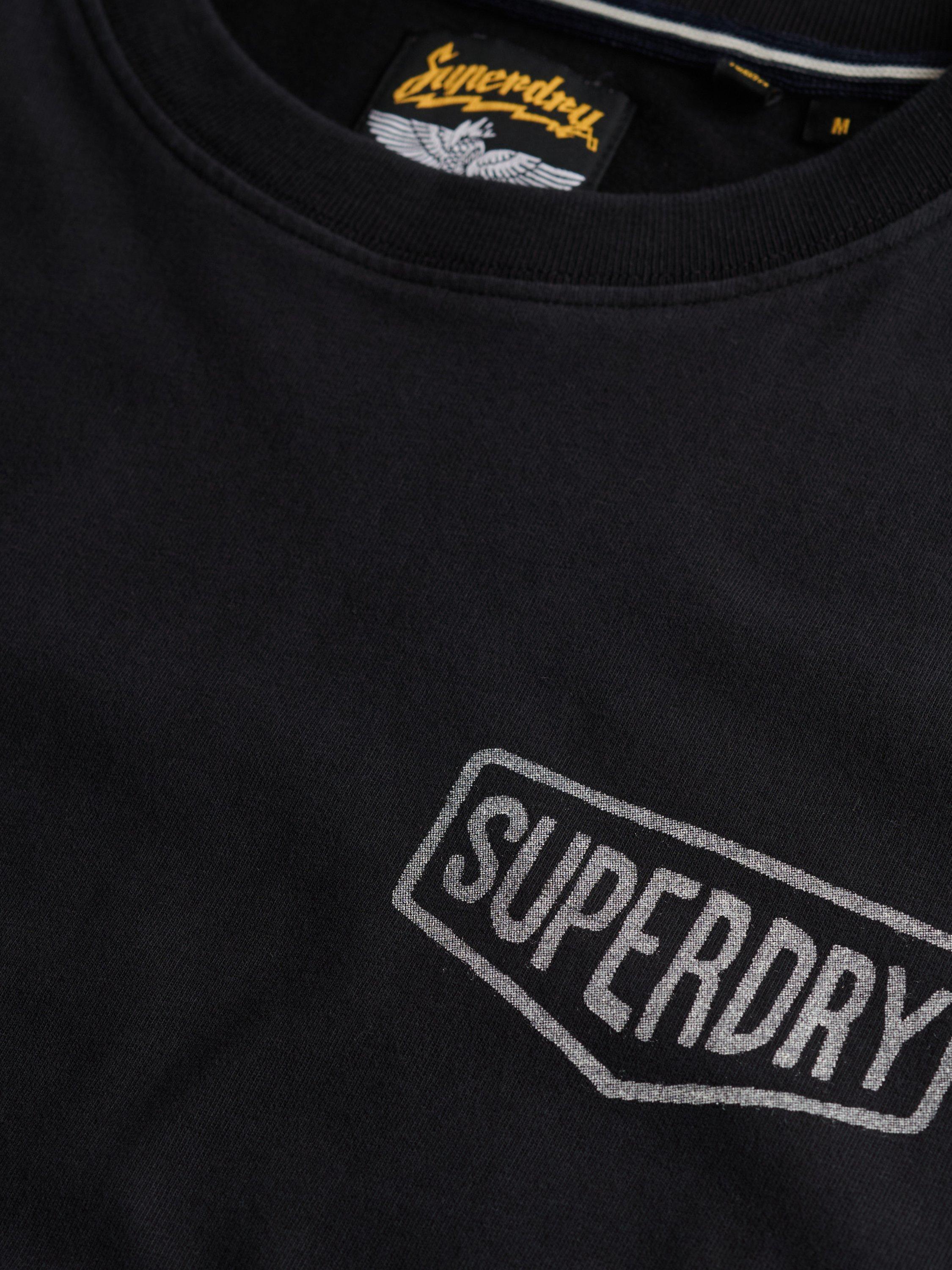 Product image 6 of 6, which shows Superdry Cotton Work Tab Loose T-Shirt, Black, XXXL
