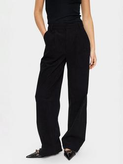 Saint Tropez MagnilleSZ Wide Leg Trousers, Black, Black