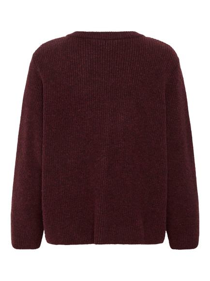 Saint Tropez Maleen Cotton Blend Cardigan - view 2, Purple