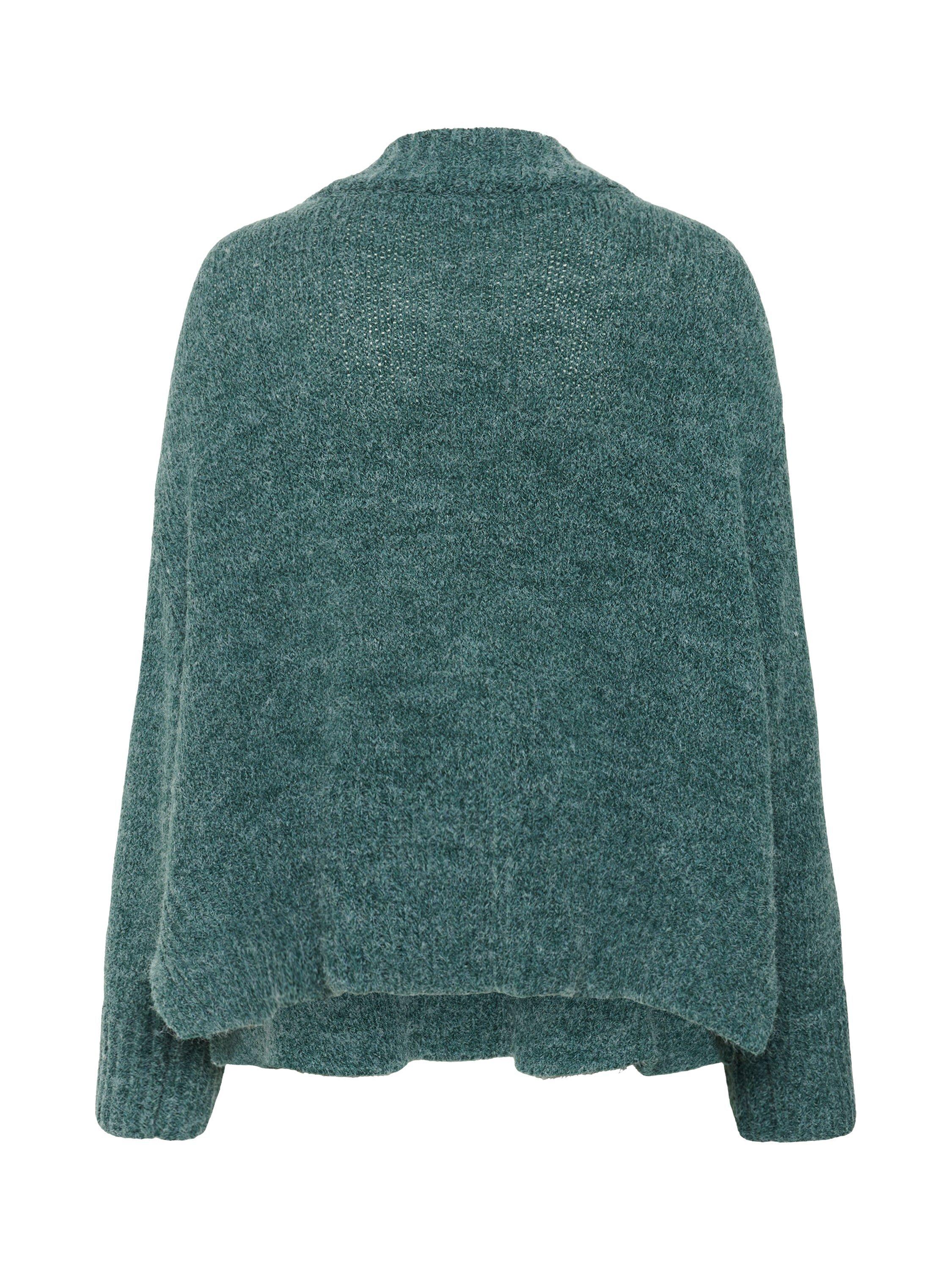 Product image 6 of 6, which shows Saint Tropez MallorySZ V-Neck Cardigan, Mid Green, XS