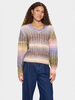 Saint Tropez Mirabel Ombre Stripe Jumper, Urban Chic Melange, Urban Chic Melange