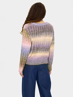 Saint Tropez Mirabel Ombre Stripe Jumper, Urban Chic Melange - view 2, Urban Chic Melange