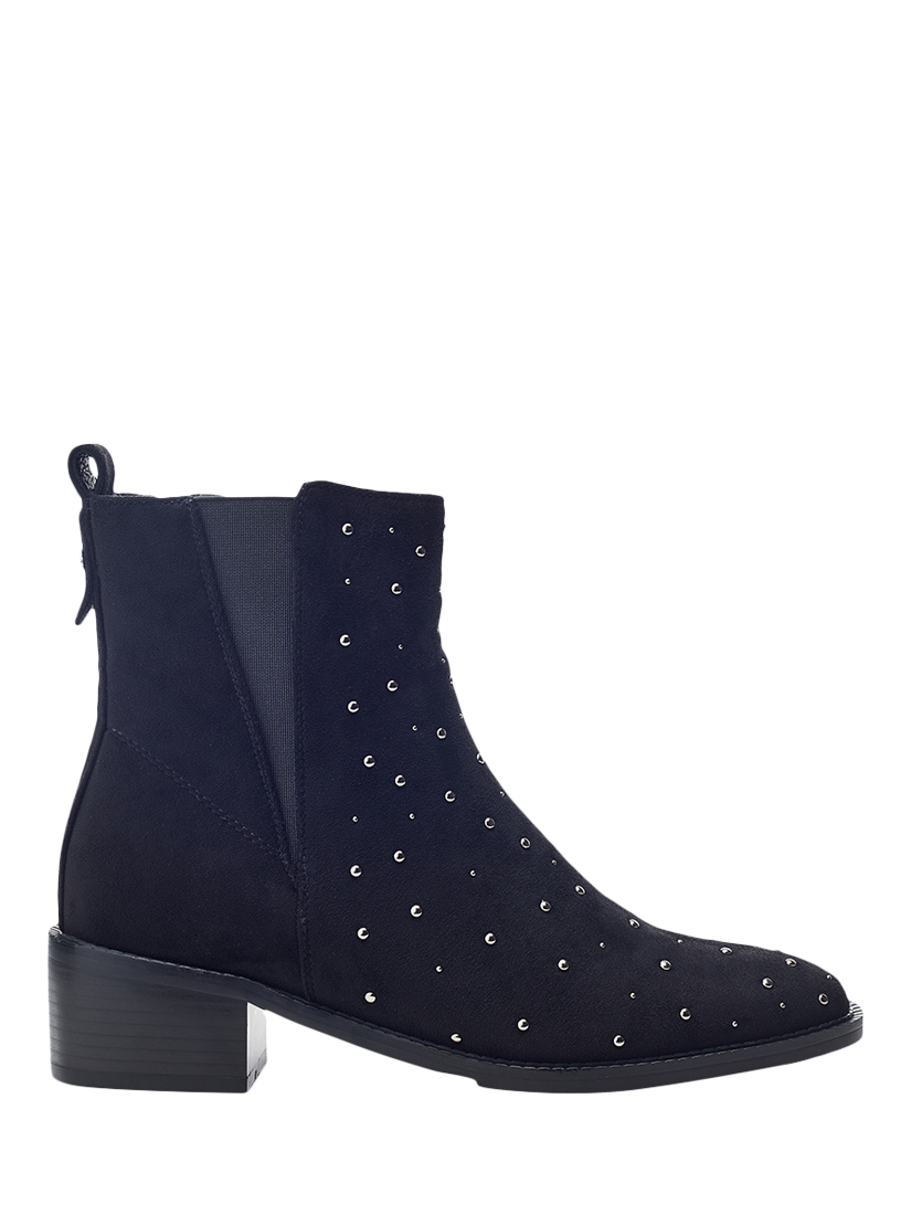 Product image 1 of 5, which shows Moda in Pelle Pernelle Studded Ankle Boots, Black, 8