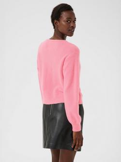 Part Two Ninell Crew Neck Cardigan - view 2, Sea Pink