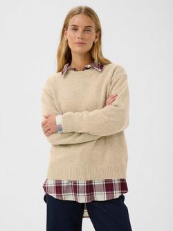 Part Two Soraya Wool Cashmere Blend Jumper, French Oak Melange