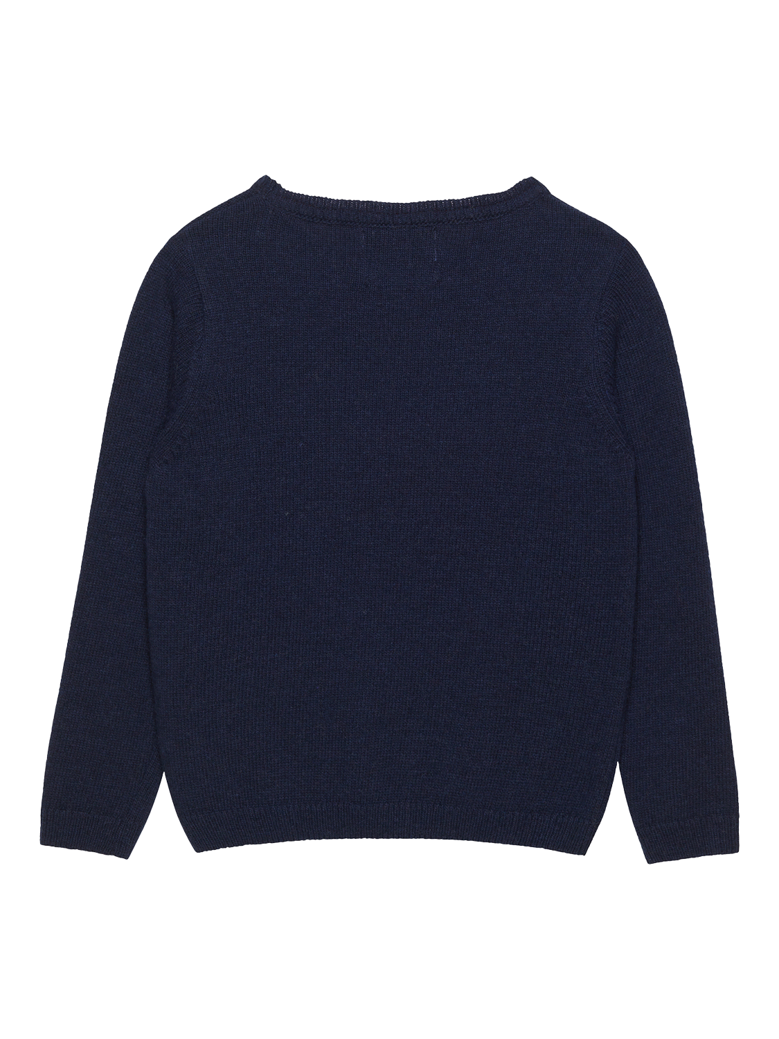 Product image 2 of 2, which shows Trotters Kids' Wool Blend Fire Engine Jumper, Navy, 2-3 years