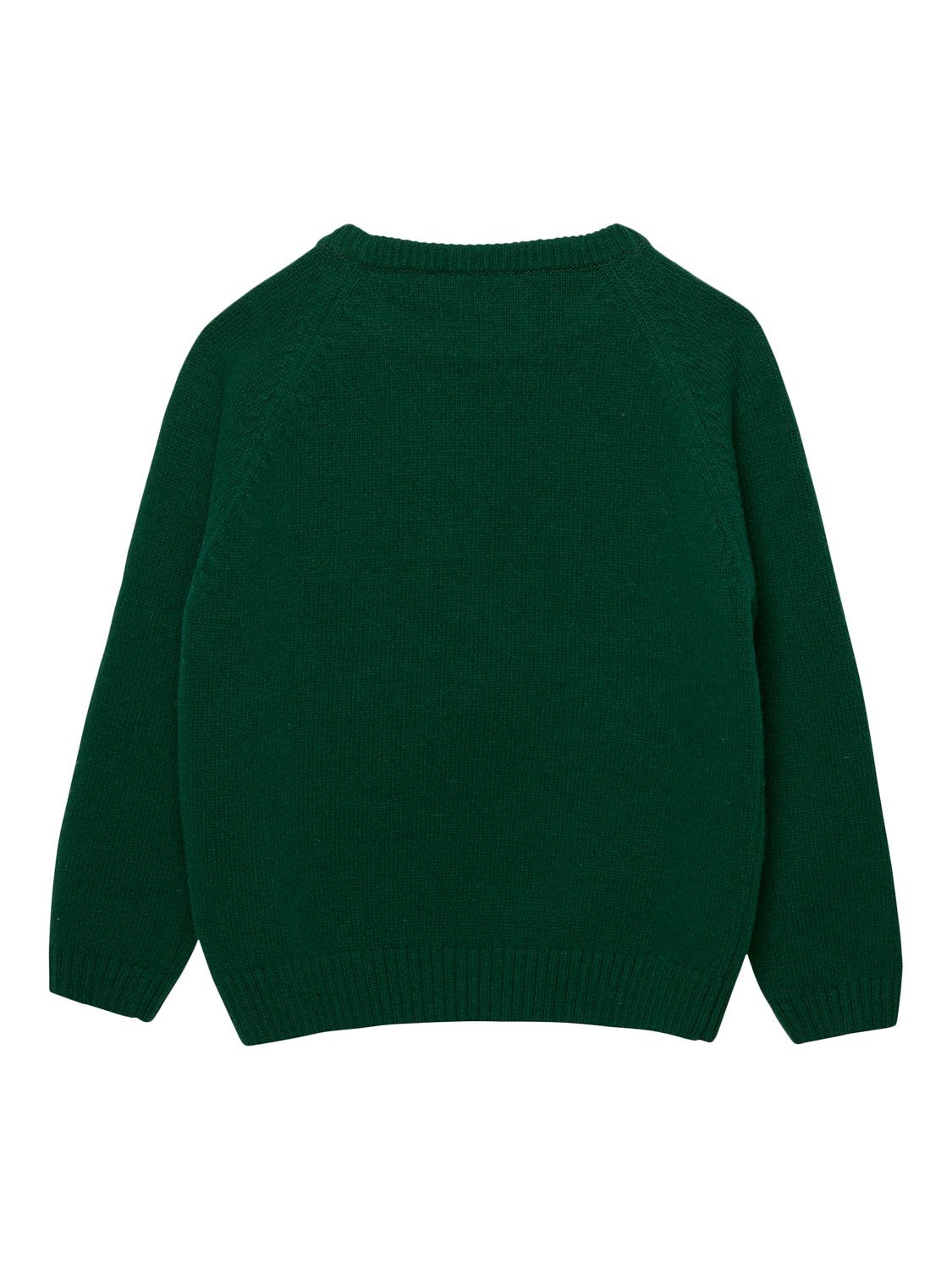 Product image 2 of 2, which shows Trotters Kids' Lancelot Wool Blend Jumper, Green, 2-3 years