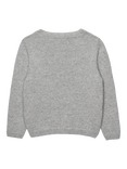 Trotters Kids' Orville Plane Jumper, Grey Marl