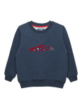 Trotters Kids' Sebastian Sweatshirt, Navy Marl