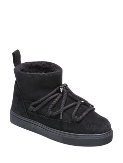 INUIKII Classic Low Suede Trainer Boots, Black - view 2, Black