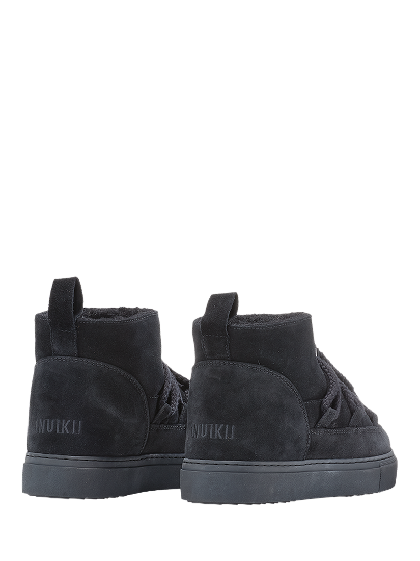Product image 4 of 4, which shows INUIKII Classic Low Suede Trainer Boots, Black, EU37