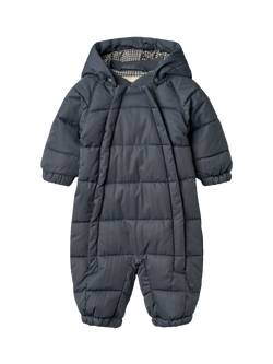 WHEAT Baby Puffer Suit, Ink