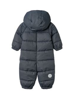 WHEAT Baby Puffer Suit - view 2, Ink