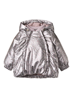 WHEAT Baby Morgen Puffer Jacket, Silver/Multi