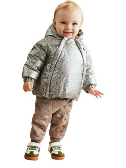 WHEAT Baby Morgen Puffer Jacket - view 2, Silver/Multi