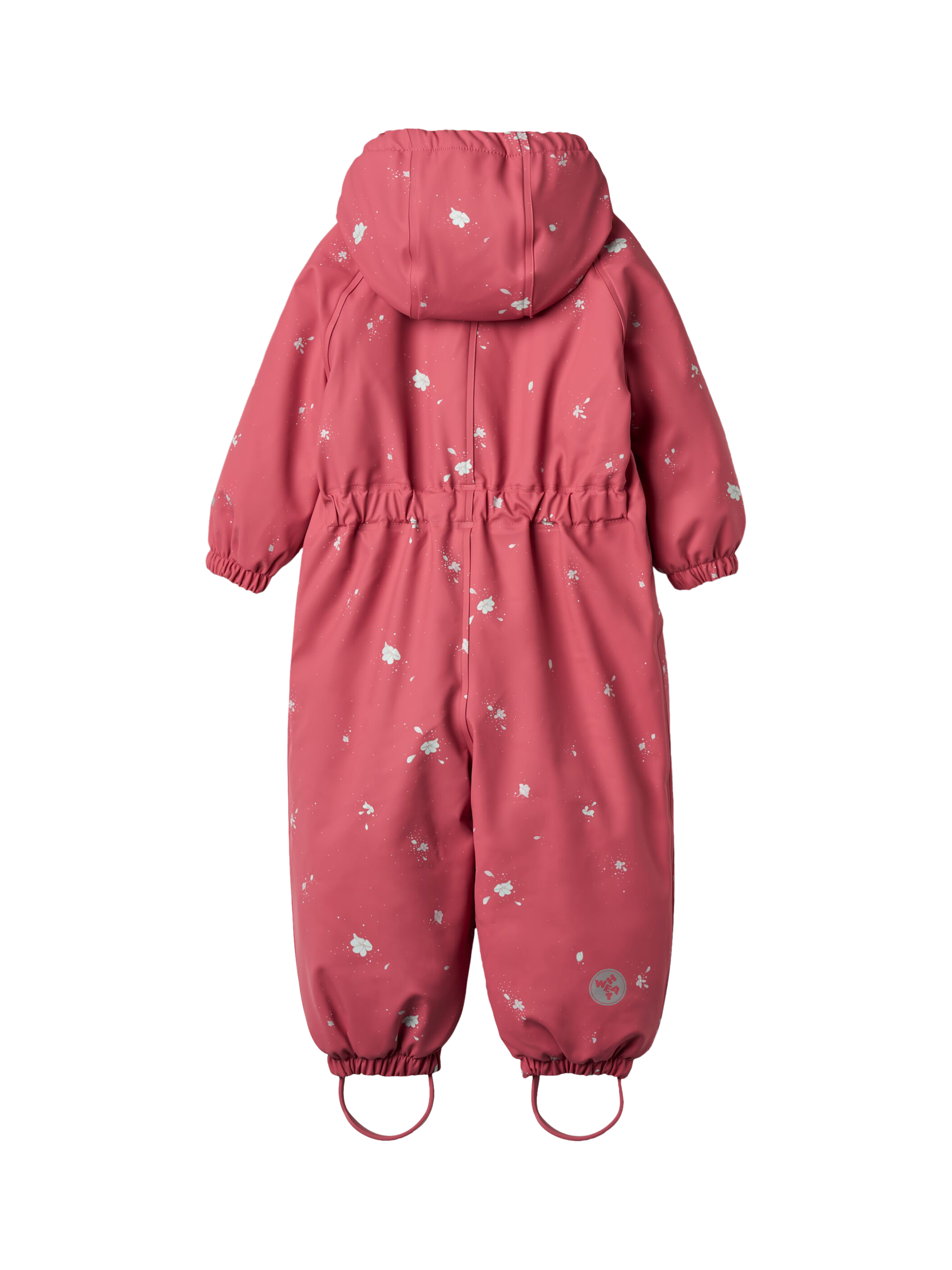 Product image 2 of 3, which shows WHEAT Baby Thermo Rain Suit, Red/Multi, 9 months