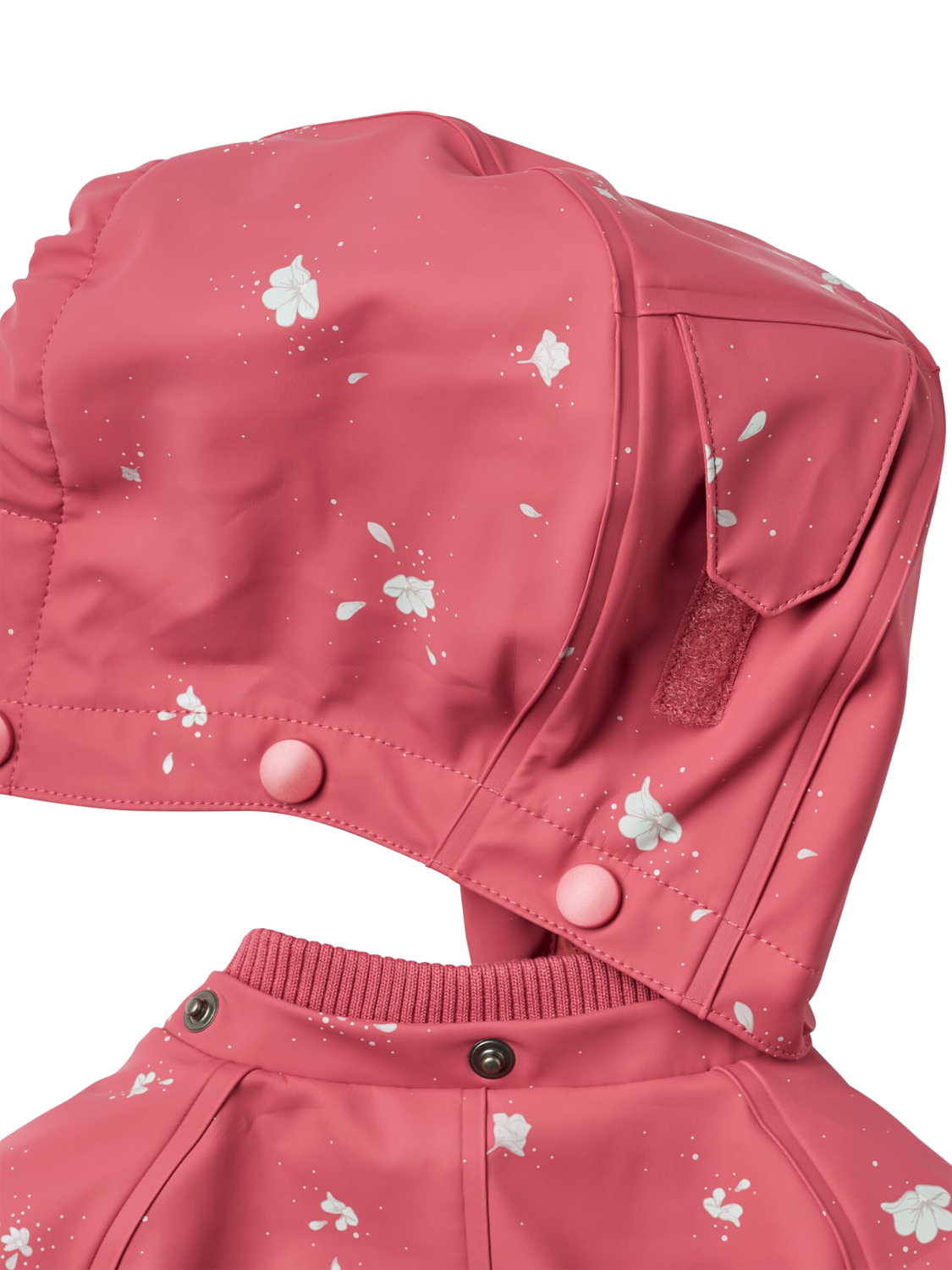 Product image 3 of 3, which shows WHEAT Baby Thermo Rain Suit, Red/Multi, 9 months
