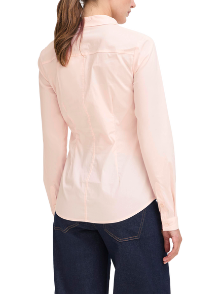 ICHI Dima Long Sleeve Shirt, Mid Pink - view 2, Mid Pink