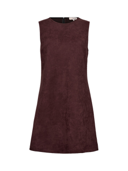 A-VIEW Tanni Shift Mini Dress, Mid Red, Mid Red