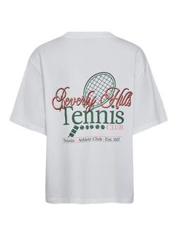 A-VIEW Beverly Hills Tennis Club Back Graphic T-Shirt, White - view 2, White