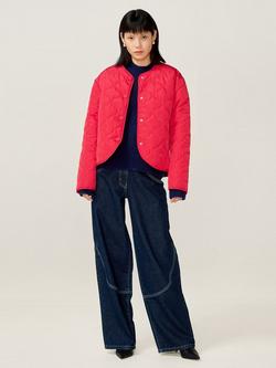 OMNES Addie Puffer Jacket, Red, Red