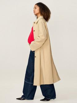 OMNES Charleston Twill Coat, Beige - view 2, Beige