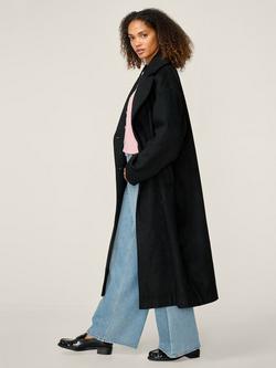 OMNES Tina Oversized Long Coat - view 2, Black