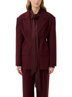 Gestuz Paula Fitted Waist Blazer, Aronia, Aronia