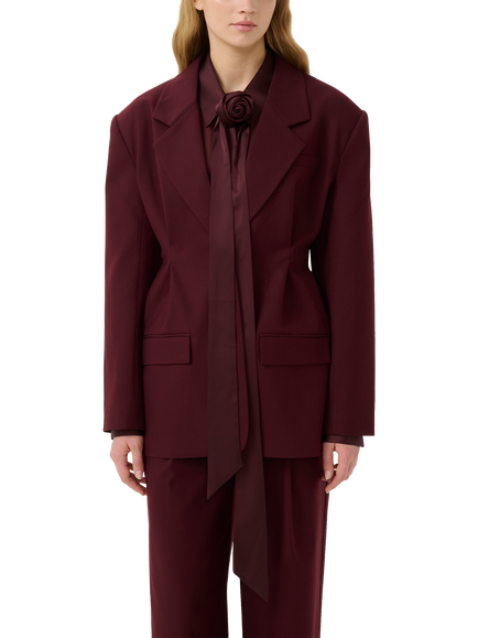 Gestuz Paula Fitted Waist Blazer, Aronia, Aronia
