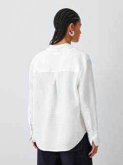 John Lewis Pure Linen Shirt - view 2, White