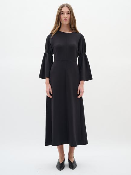 InWear Gida kimono Sleeve Midi Dress, Black, Black