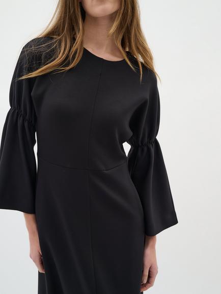 InWear Gida kimono Sleeve Midi Dress, Black - view 2, Black