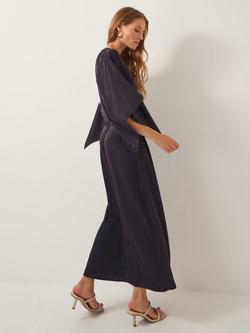 Monsoon Emilia Floral Kimono Dress, Black - view 2, Black