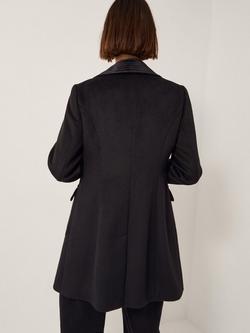 Monsoon Lottie Double Breasted Coat, Black - view 2, Black