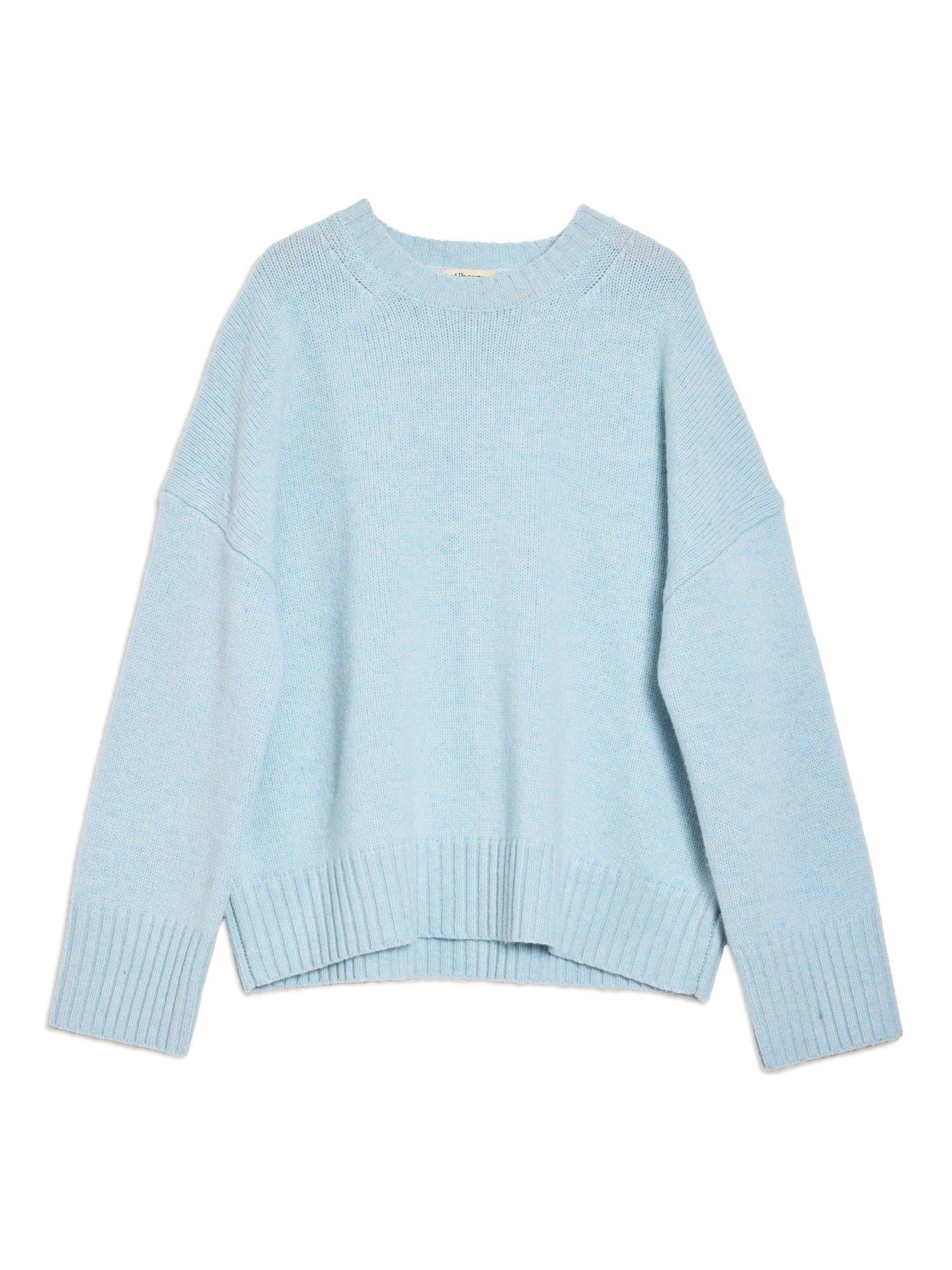Product image 5 of 7, which shows Albaray Malange Merino Wool Jumper, Blue, 8