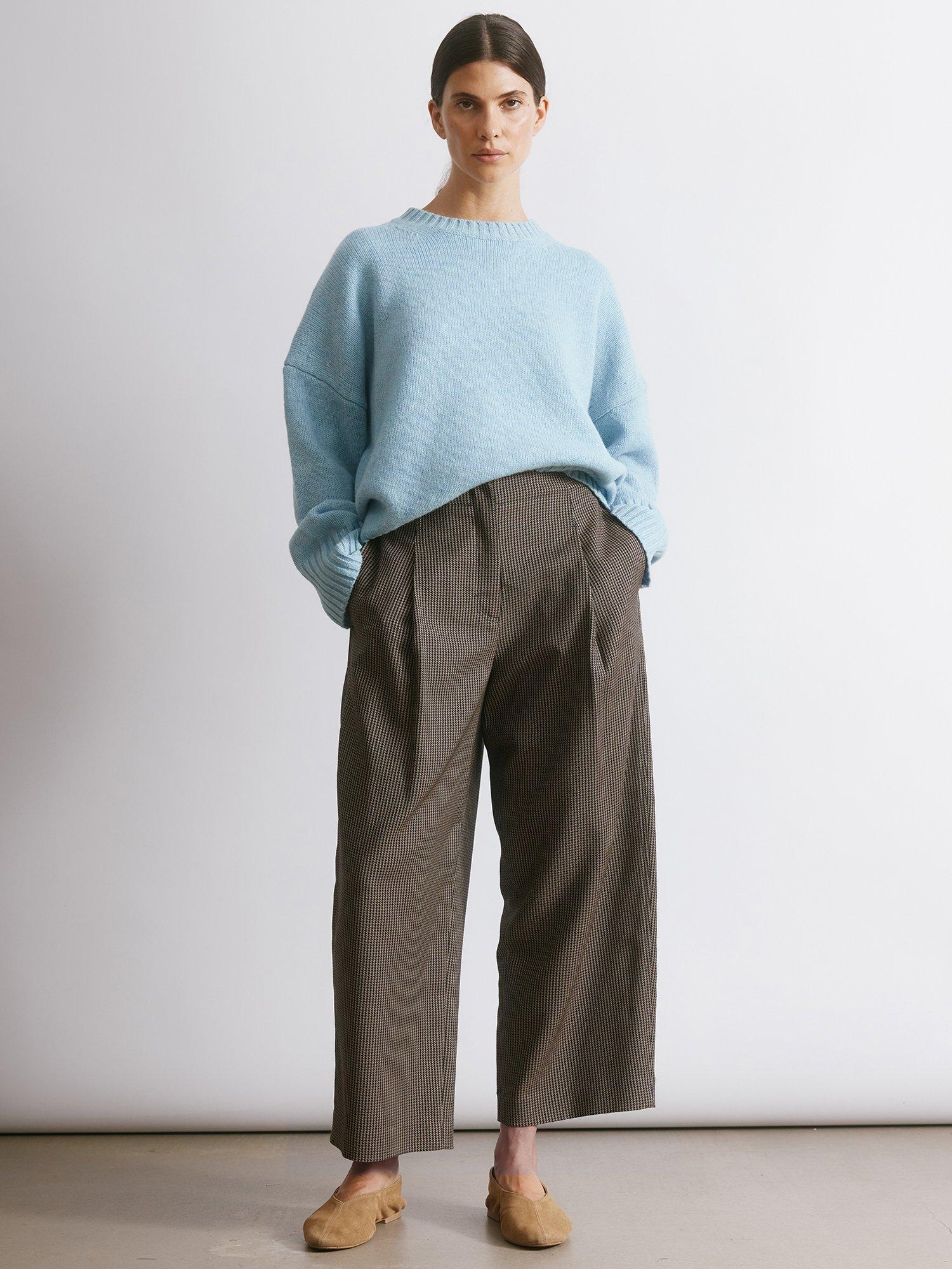 Product image 6 of 7, which shows Albaray Malange Merino Wool Jumper, Blue, 8