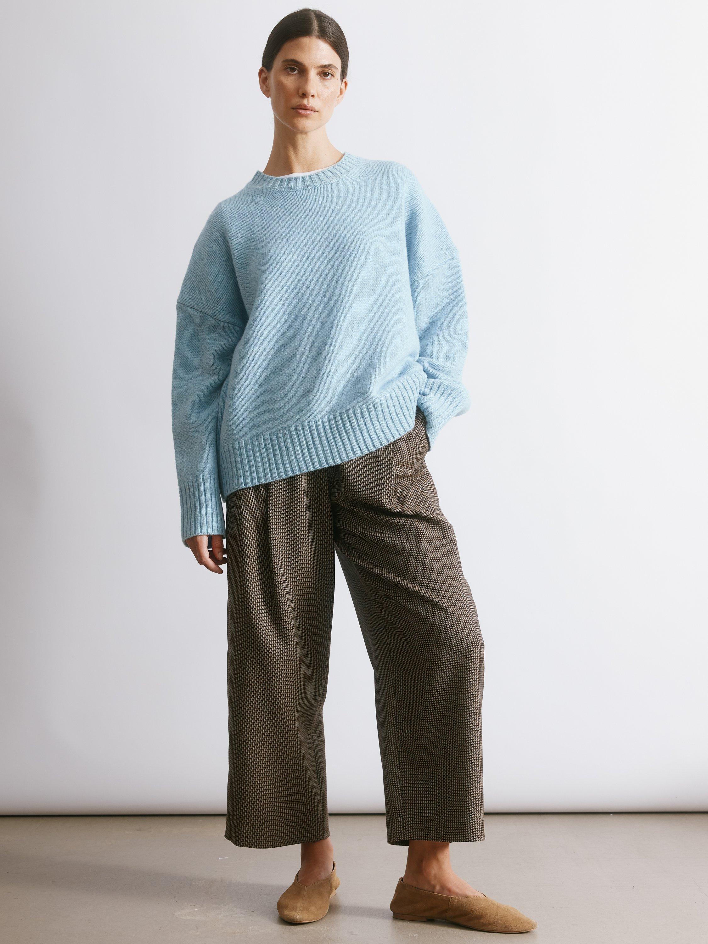 Product image 7 of 7, which shows Albaray Malange Merino Wool Jumper, Blue, 8