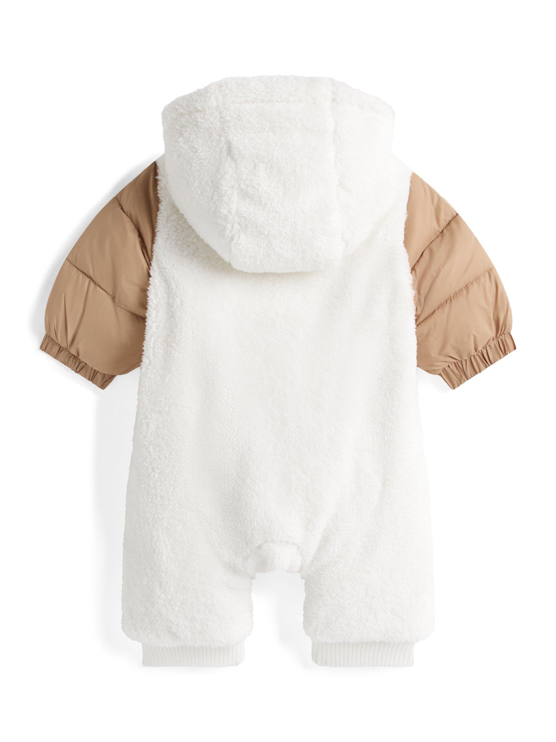 Product image 2 of 2, which shows Tommy Hilfiger Teddy Ski Suit, Ivory Silk, 0-3 months