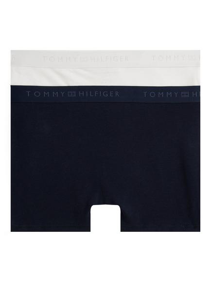 Tommy Hilfiger Kids' Cotton Blend Trunks, Pack of 2, Desert Sky/Ecru - view 2, Desert Sky/Ecru