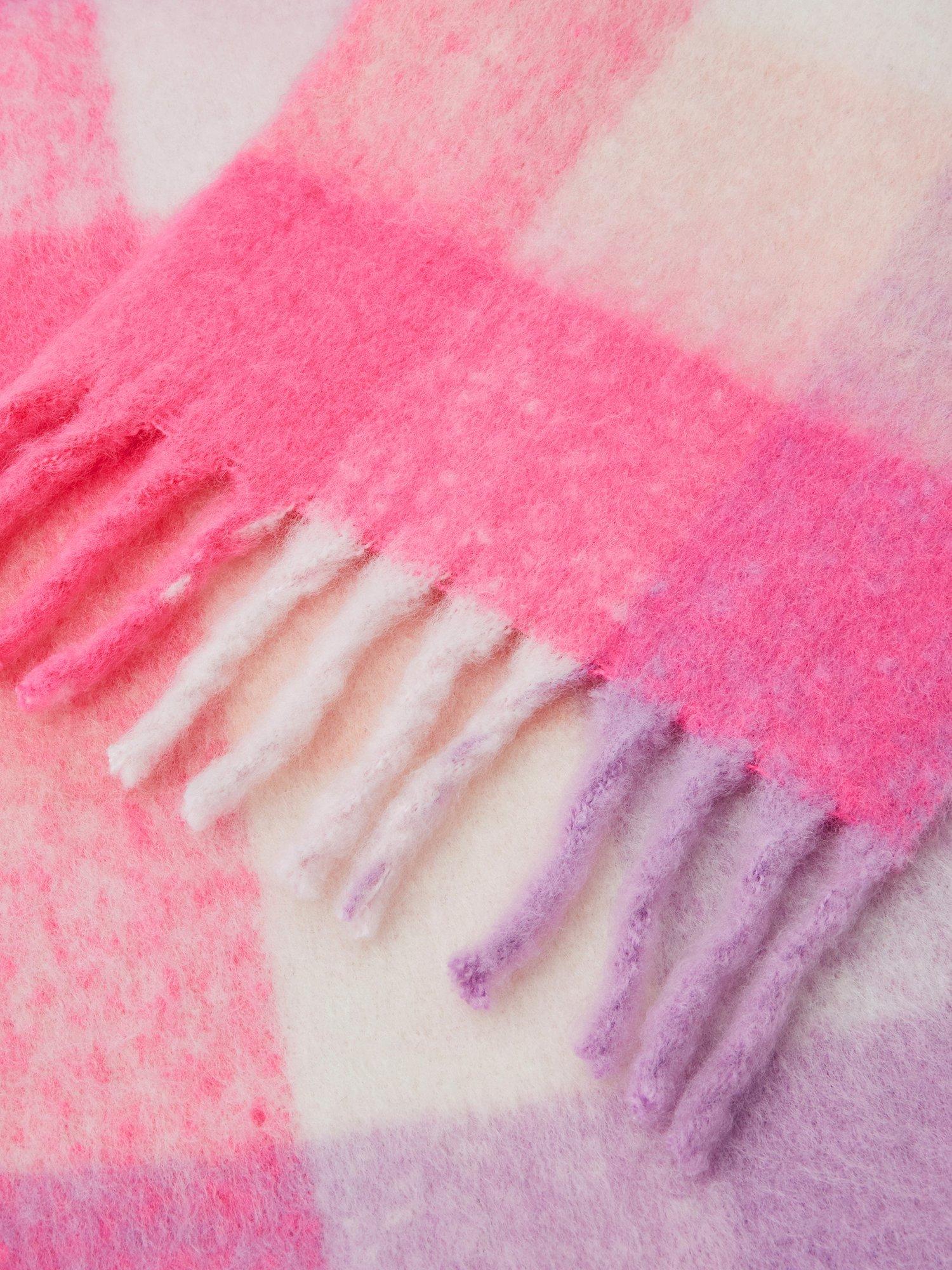 Product image 3 of 3, which shows Angels by Accessorize Kids' Checked Scarf, Multi