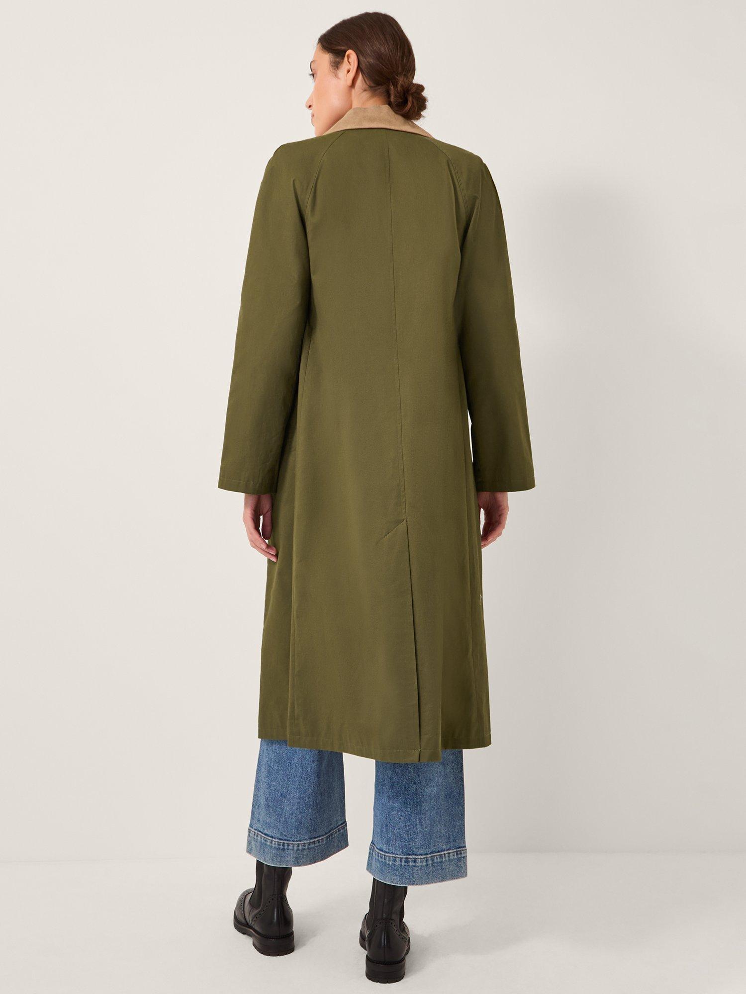 Product image 2 of 5, which shows Monsoon Lucy Trench Coat, Khaki, S
