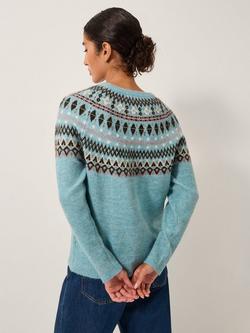 Monsoon Fran Fair Isle Jumper - view 2, Blue