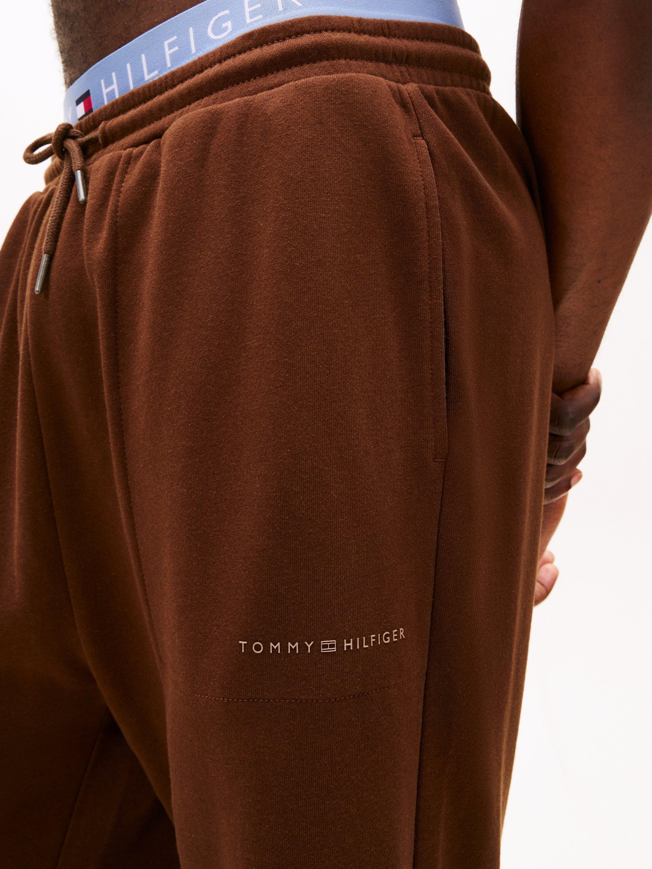 Product image 3 of 5, which shows Tommy Hilfiger Slim Fit Cuffed Joggers, Legacy Brown, S