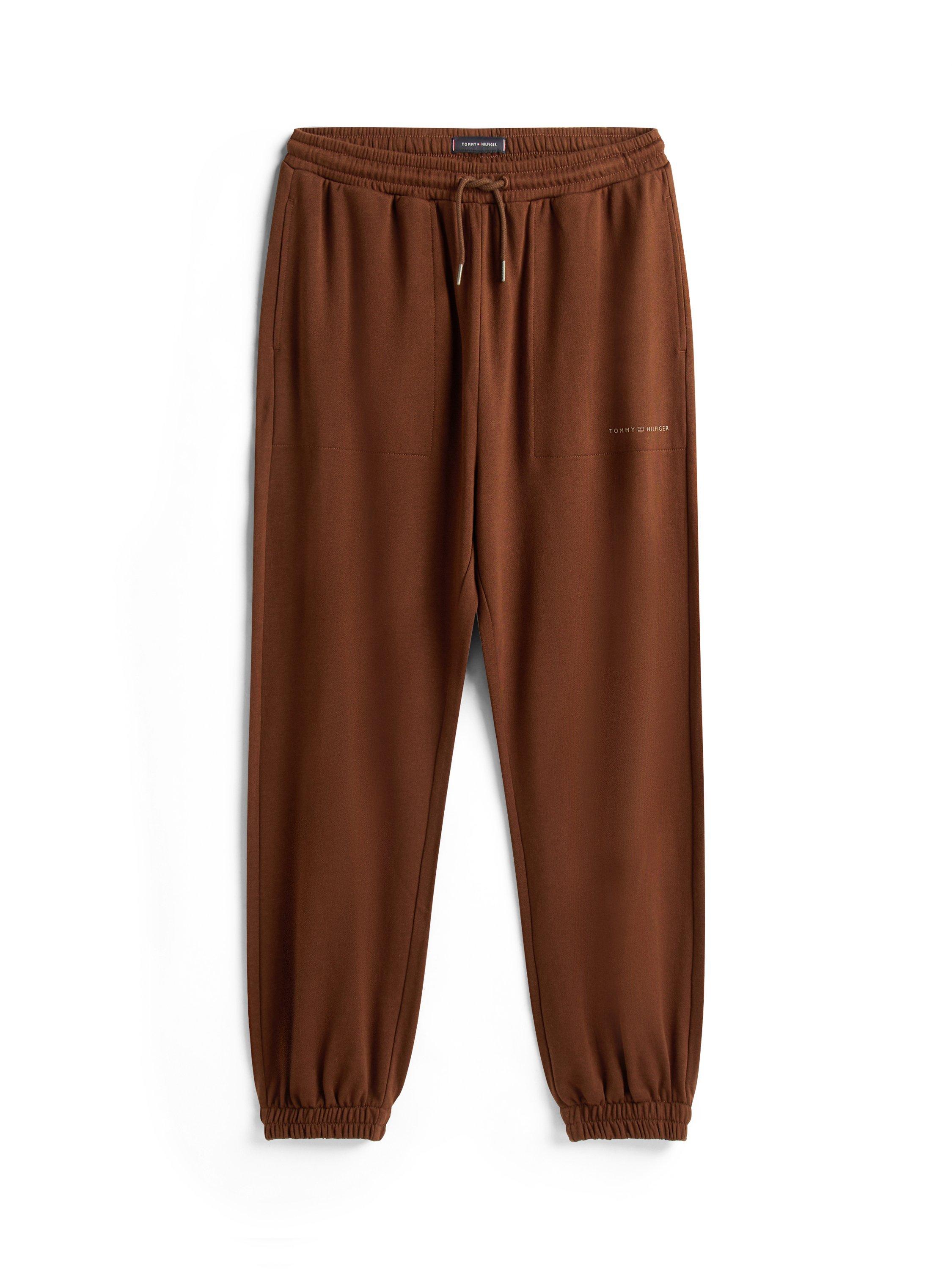 Product image 4 of 5, which shows Tommy Hilfiger Slim Fit Cuffed Joggers, Legacy Brown, S
