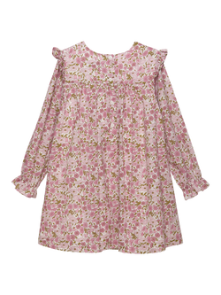 Trotters Kids' Poppy & Daisy Ruffle Dress, Multi - view 2, Multi